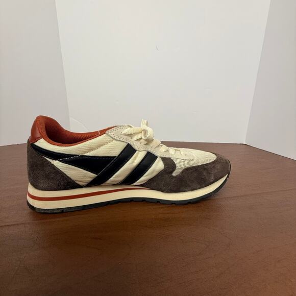 Gola Retro Low Top Sneakers White Tan Classic Trainer main image 8